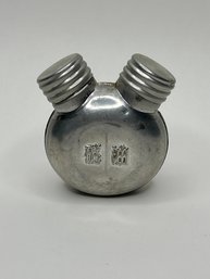 Vietnam War Era Chinese Army Two Spout , Duel-Chamber Oil Bottle