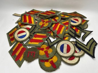 WWII 2nd And 3rd Coastal Artillery Corps Patches And More