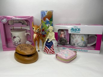Hello Kitty, Alice In Wonderland, Smurfs And Other Collectible Character Items