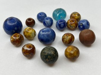 Collection Of Old Marbles
