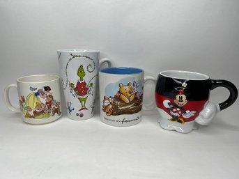 Disney And Other Collectible Coffee Mugs
