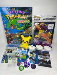 POKEMON 4-Pocket Portfolio, Book And Assorted Pokemon Items