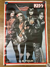 KISS US Tour Concert Poster 1976, Spirit Of '76,   34' X 23'