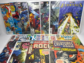 Marvel And DC Comics, Old And New, Bagged And Boarded