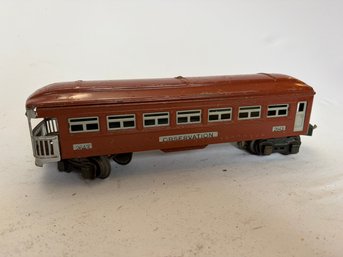 Observation 2643 Red Model Train