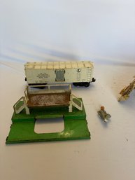 Old Lionel Train And Green Platform