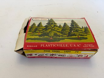 Plasticville Pine Trees
