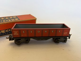 2677 Red Bolded Lionel Carrier Car