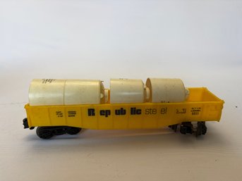 Republic Steel Yellow Lionel Train
