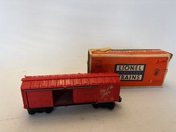 Lionel No. 154 Red Train With Inscription
