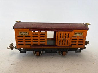 Lionel Lines No. 806 Orange Courier Car