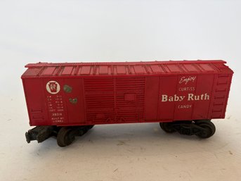 Red Baby Ruth Candy Lionel Car