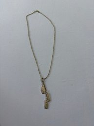 Beautiful .925 Engraved Tiffany & Co. Necklace With Block Charms