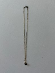 Beautiful .925 Engraved Tiffany & Co. Raindrop Pendent Necklace