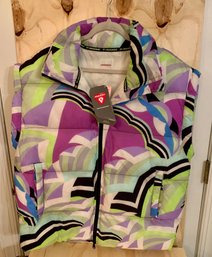 Free People FP Movement Colorful Primaloft Insulated Puffer Vest NWT Sz M MSRP $178