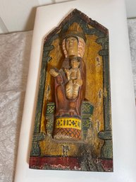 Vintage Saint Jordi Barcelona Spain Religious Devotional Wall Plaque