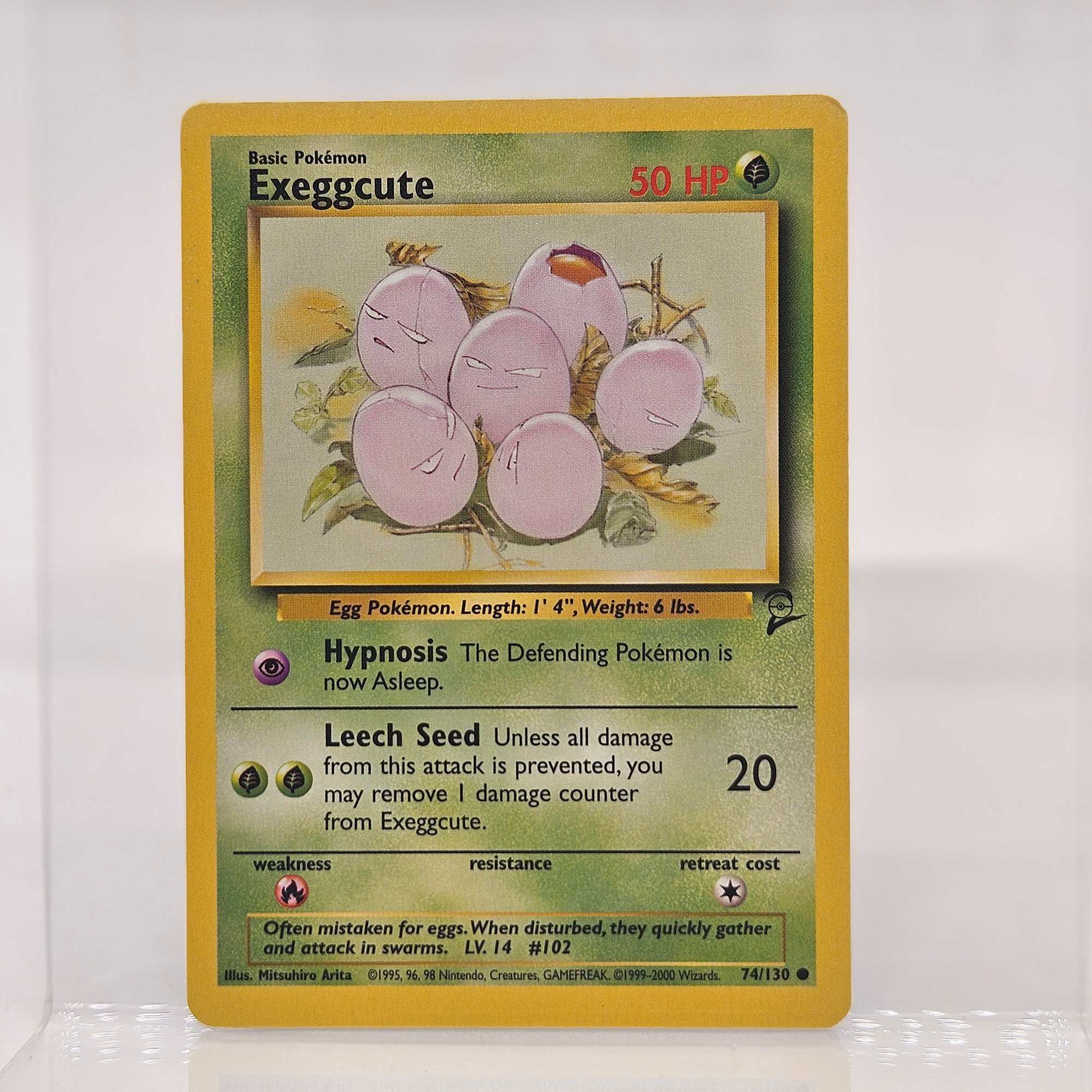Eggsecute Base Set 2 Vintage Pokemon Card #8458 | Auctionninja.com