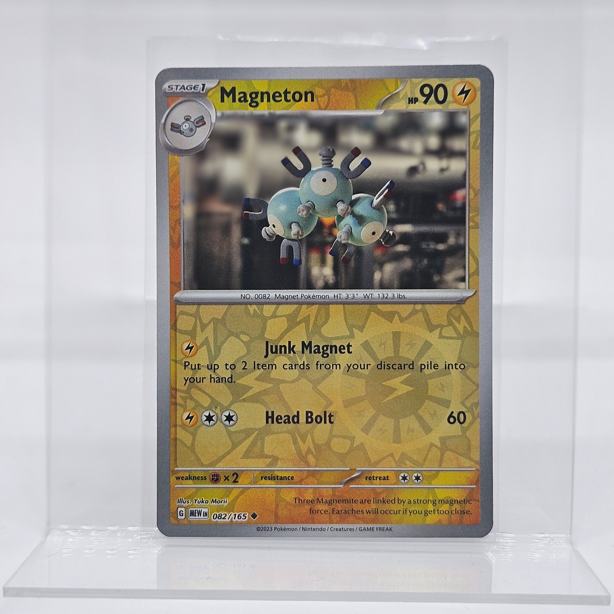 Magneton Reverse Holo Pokemon Card 151 S & V #8800 | Auctionninja.com