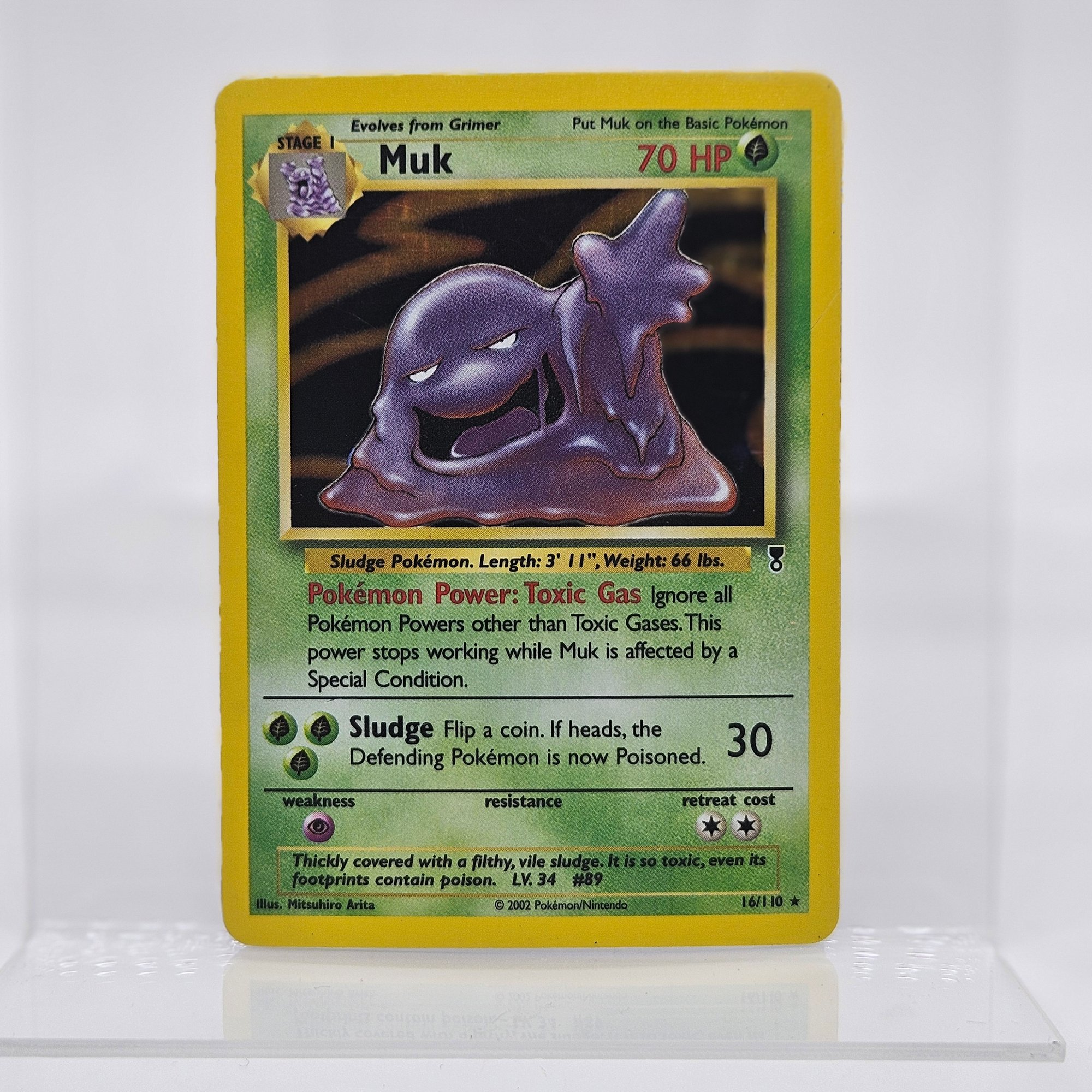 Muk Holo Rare Pokemon Card Legendary Collection Set #9107 | Auctionninja.com