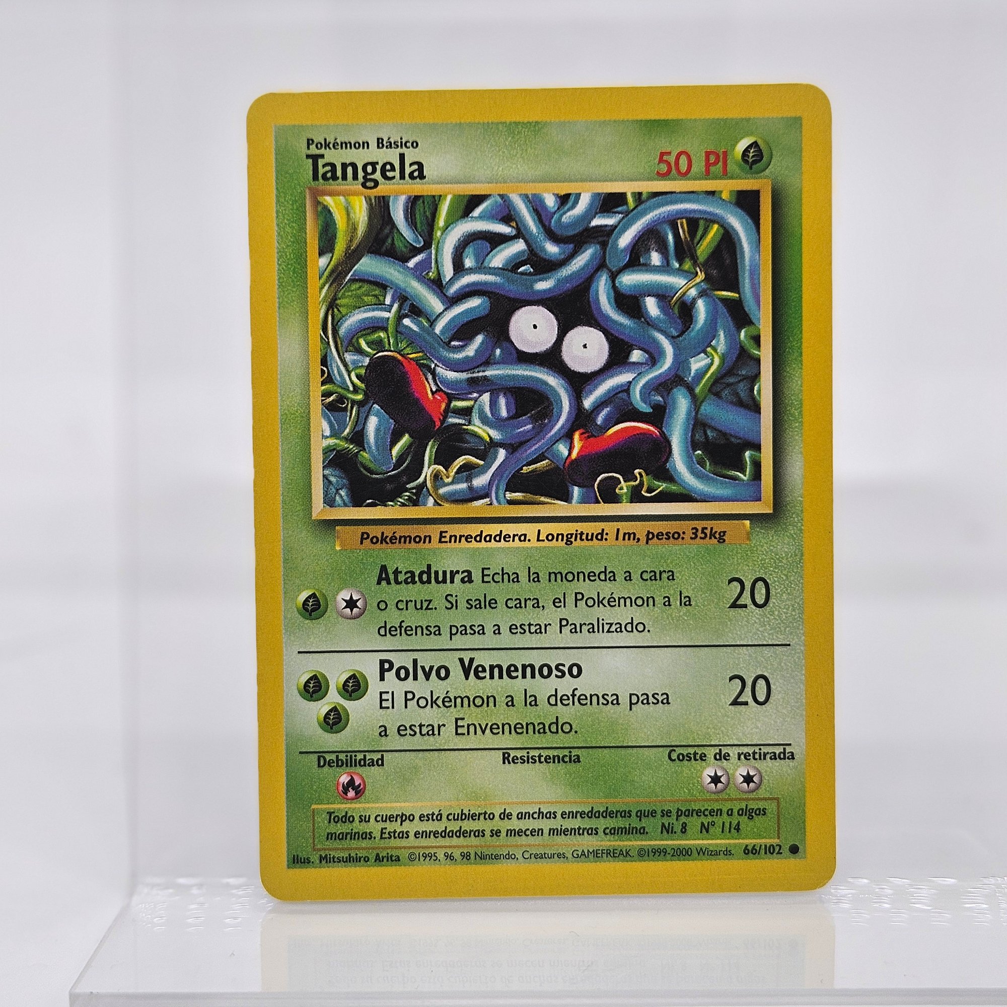 Tangela Vintage Spanish Pokemon Card Base Set #9176 | Auctionninja.com Tangela Vintage Spanish Pokemon Card Base Set #9176 | Auctionninja.com