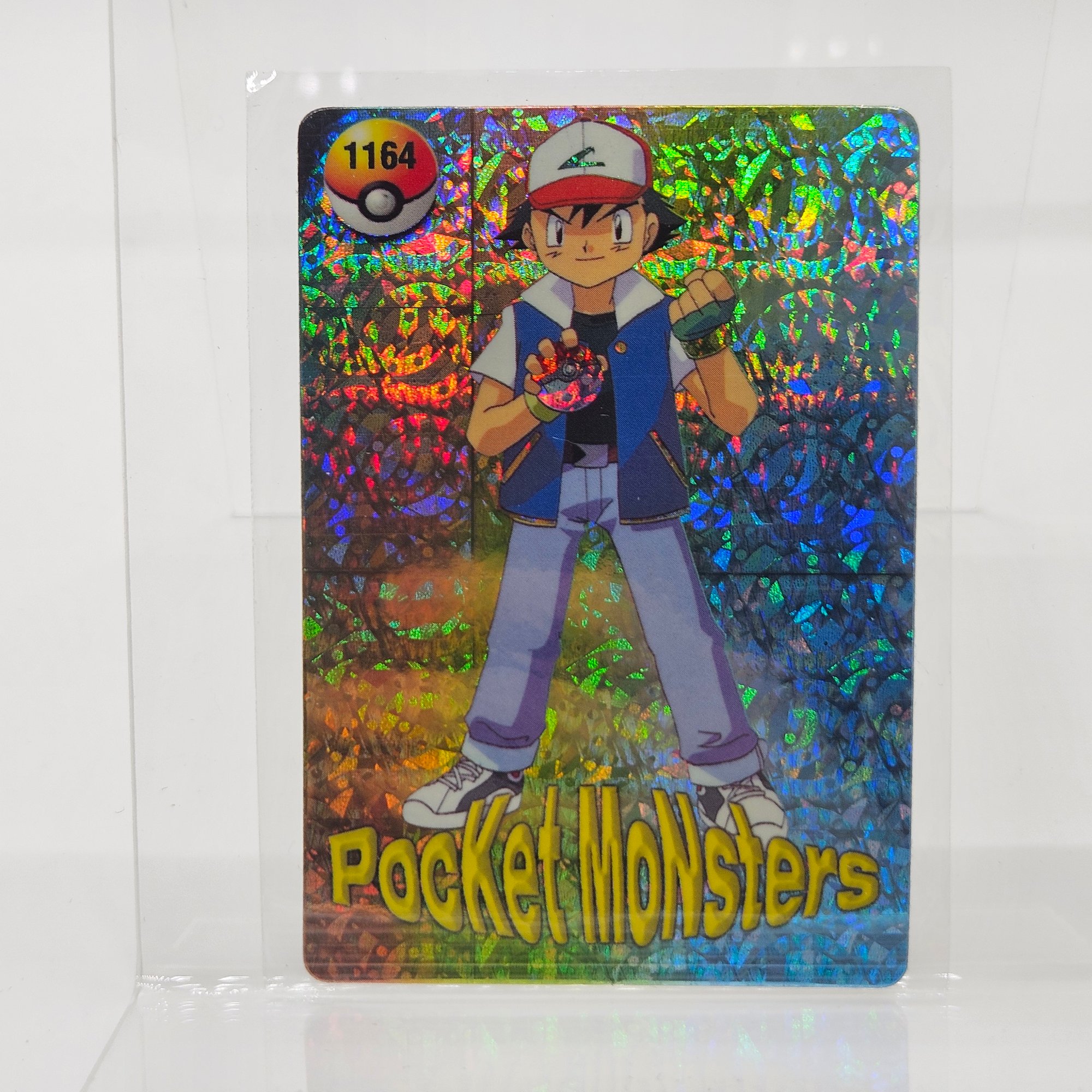 1164 Ash Ketchum Holo Prism Vintage Japanese Pokemon Vending Machine Pocket  Monsters #13243 | Auctionninja.com
