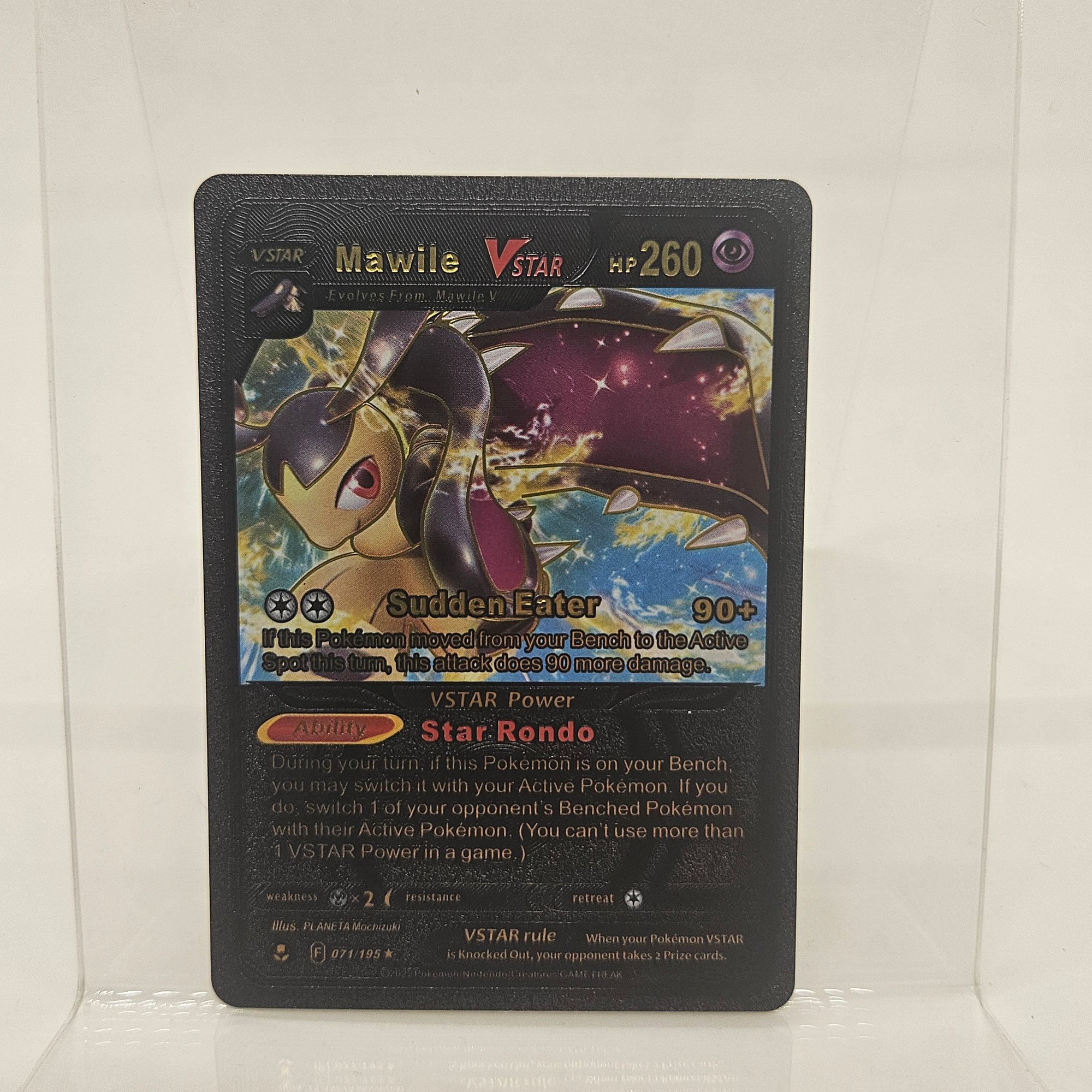 Mawile V Star Custom Black Pokemon Card #14724 | Auctionninja.com Mawile V Star Custom Black Pokemon Card #14724 | Auctionninja.com