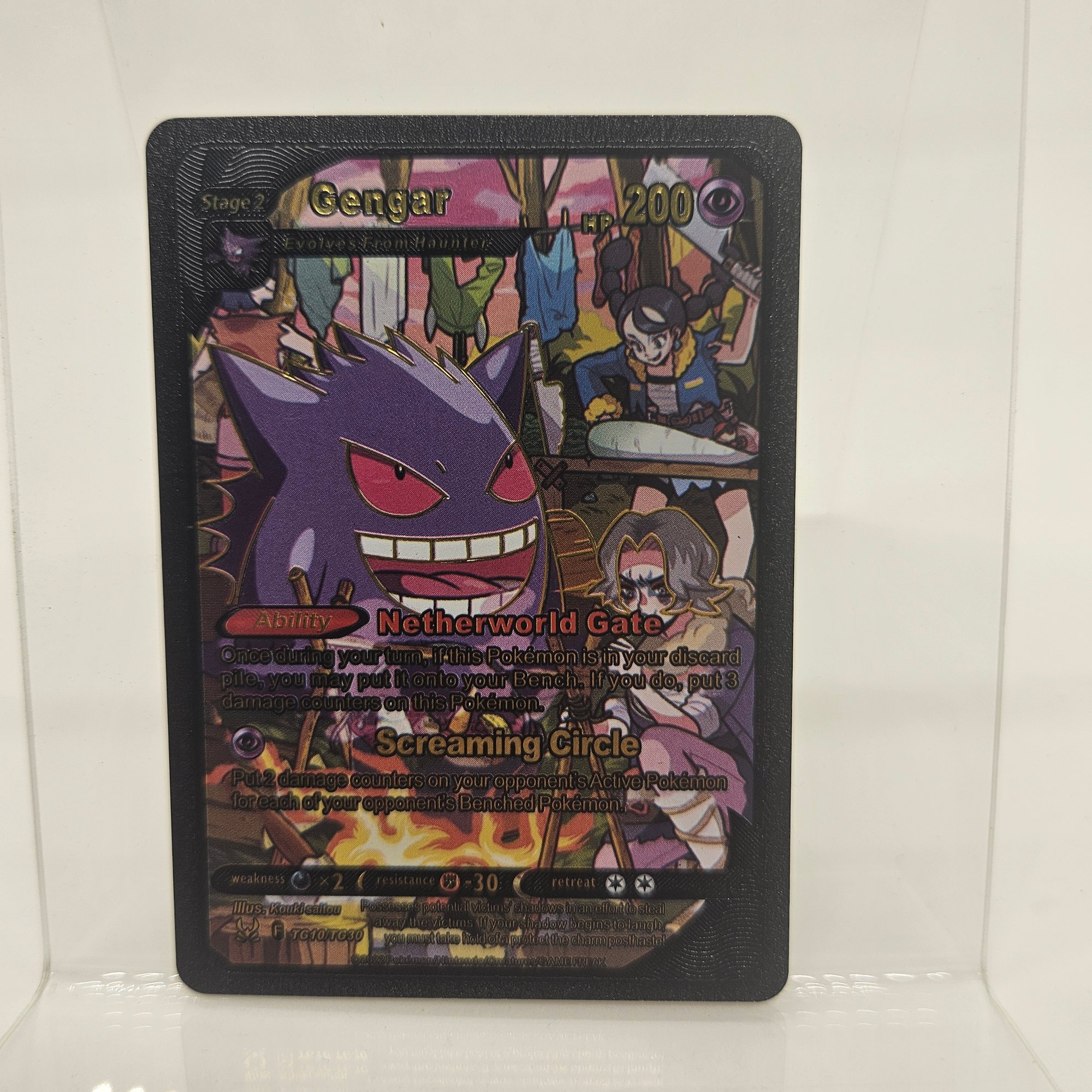 Gengar Custom Black Pokemon Card #14745 | Auctionninja.com