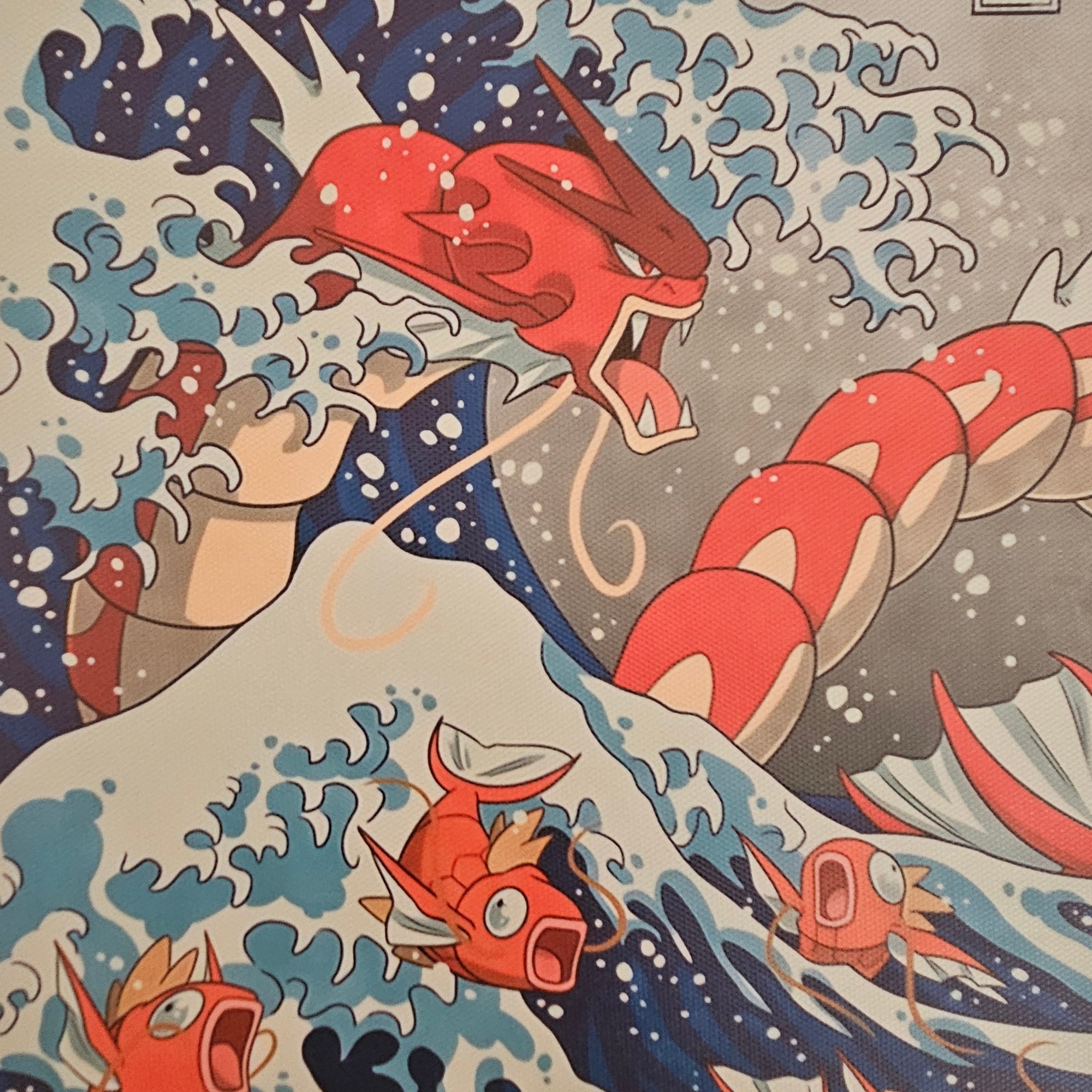 Red Gyarados Japanese Style Pokemon Poster #14962 | Auctionninja.com
