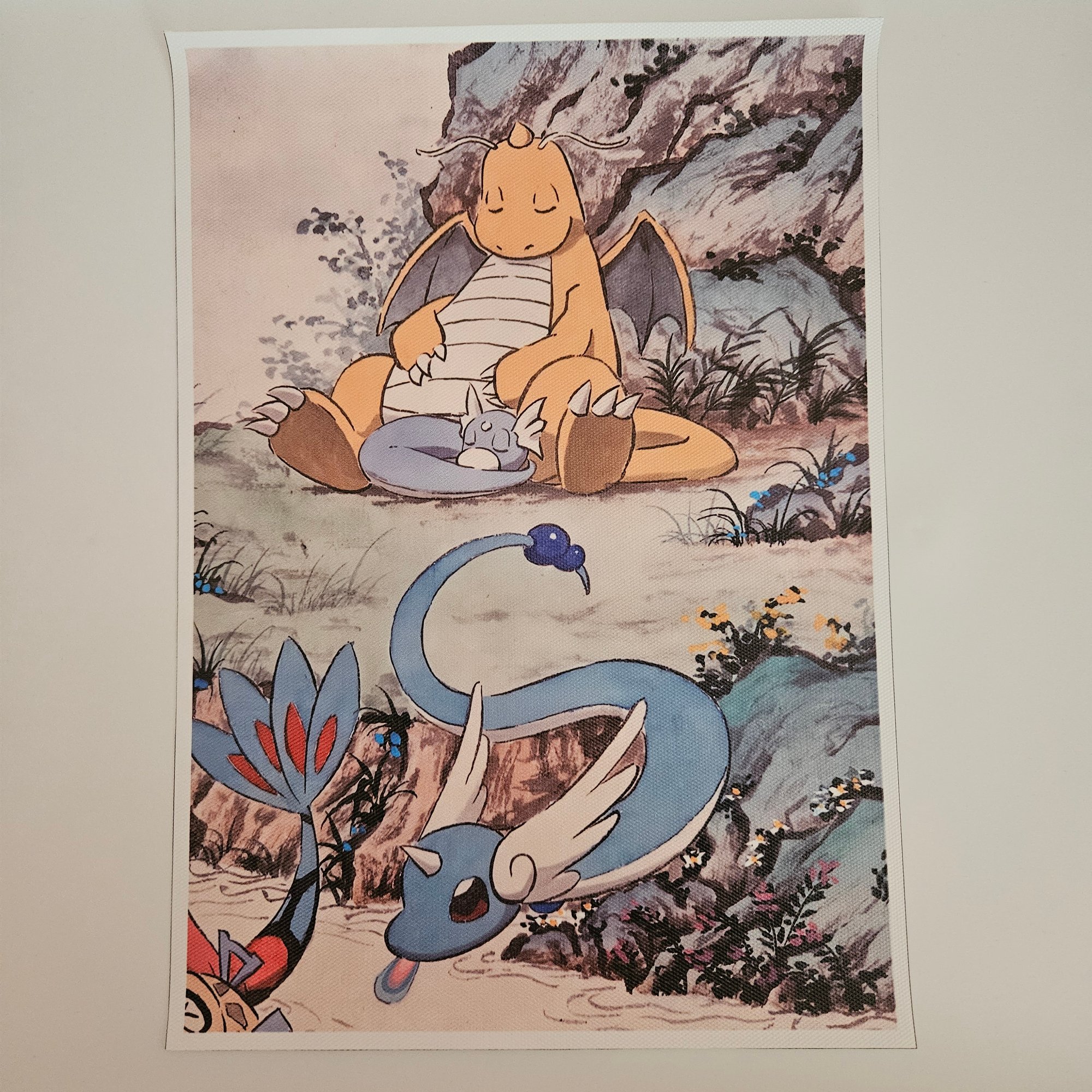 sleeping dragonite pokemon card Dragonite Reprint Bundle Lot of 5 main image 1