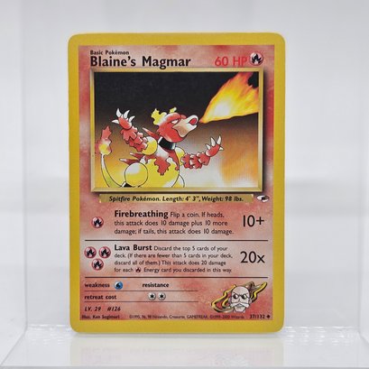 pokemon magmar card Magmar · Base Set First Edition #36(Shadowless)