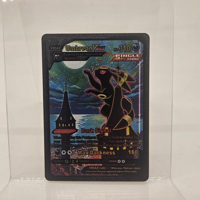 Umbreon V Max Custom Black Pokemon Card #14703 | Auctionninja.com