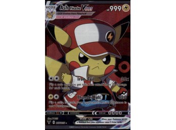 Ash Pikachu Cosplay CUSTOM Pokemon Card