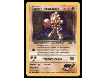 Rocket's Hitmonchan Gym Heroes #011/132 Holo Pokemon Card