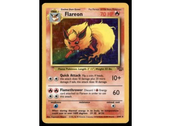 Flareon (3) Jungle #03/64 Holo Pokemon Card
