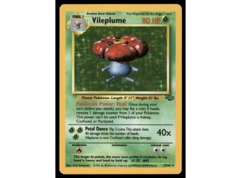 Vileplume (15) Jungle #15/64 Holo Pokemon Card