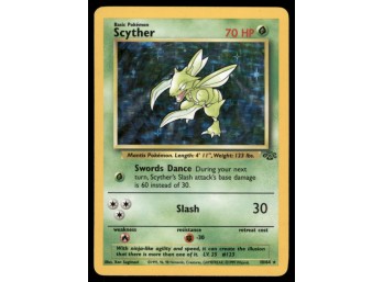 Scyther (10) Jungle #10/64 Holo Pokemon Card