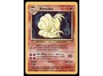 Ninetales Base Set #012/102 Holo Pokemon Card