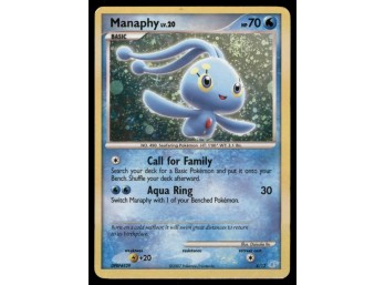 Manaphy DP Trainer Kit: Manaphy & Lucario #4/12 Holo Pokemon Card