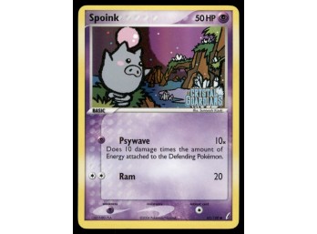 Spoink Crystal Guardians #62/100 Holo Pokemon Card