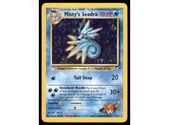 Misty's Seadra (Prerelease) WoTC Promo #009/132 Holo Pokemon Card