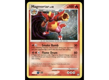 Magmortar Mysterious Treasures #12/123 Holo Pokemon Card
