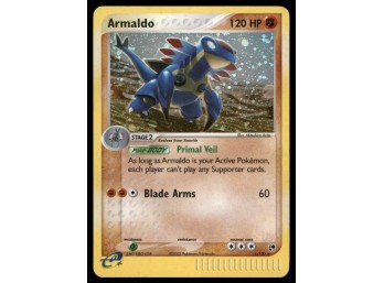 Armaldo Sandstorm #1/100 Holo Pokemon Card