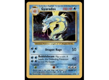 Gyarados Base Set #006/102 Holo Pokemon Card