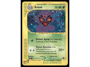Arbok (3) Expedition #003/165 Holo Pokemon Card