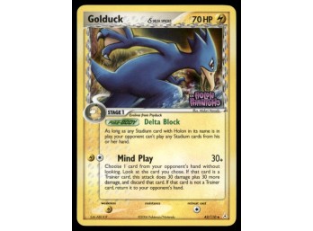 Golduck Stamped (Delta Species) Holon Phantoms #43/110 Holo Pokemon Card