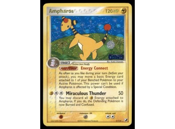 Ampharos Unseen Forces #1/115 Holo Pokemon Card