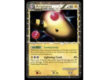 Ampharos (Prime) HeartGold SoulSilver #105/123 Holo Pokemon Card