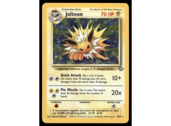 Jolteon (4) Jungle #04/64 Holo Pokemon Card