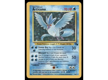 Articuno (2) Fossil #02/62 Holo Pokemon Card