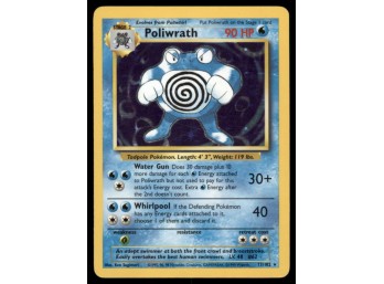 Poliwrath Base Set #013/102 Holo Pokemon Card